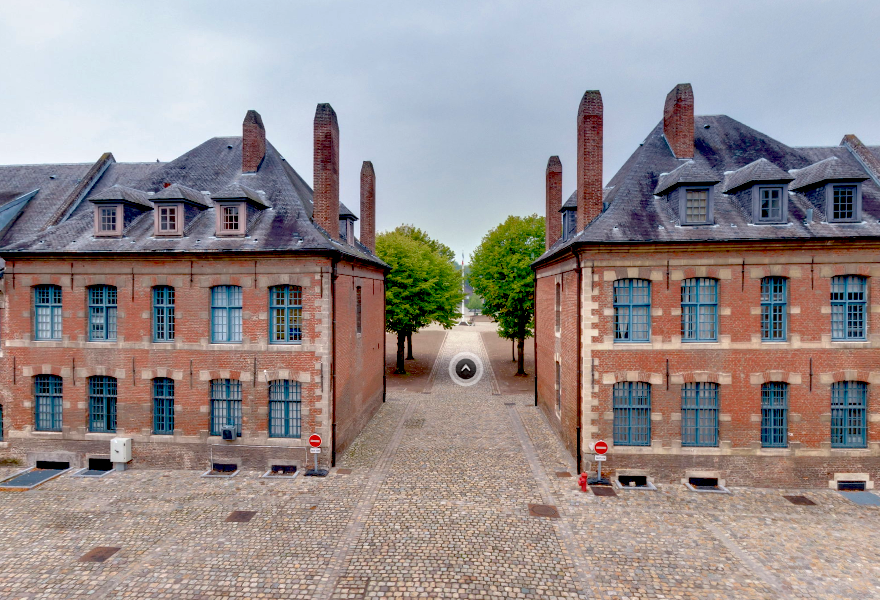 vue de la visite virtuelle de la citadelle de Lille