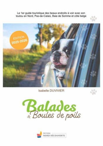 photo de la couverture du nouveau guide Balades et Boules de Poils